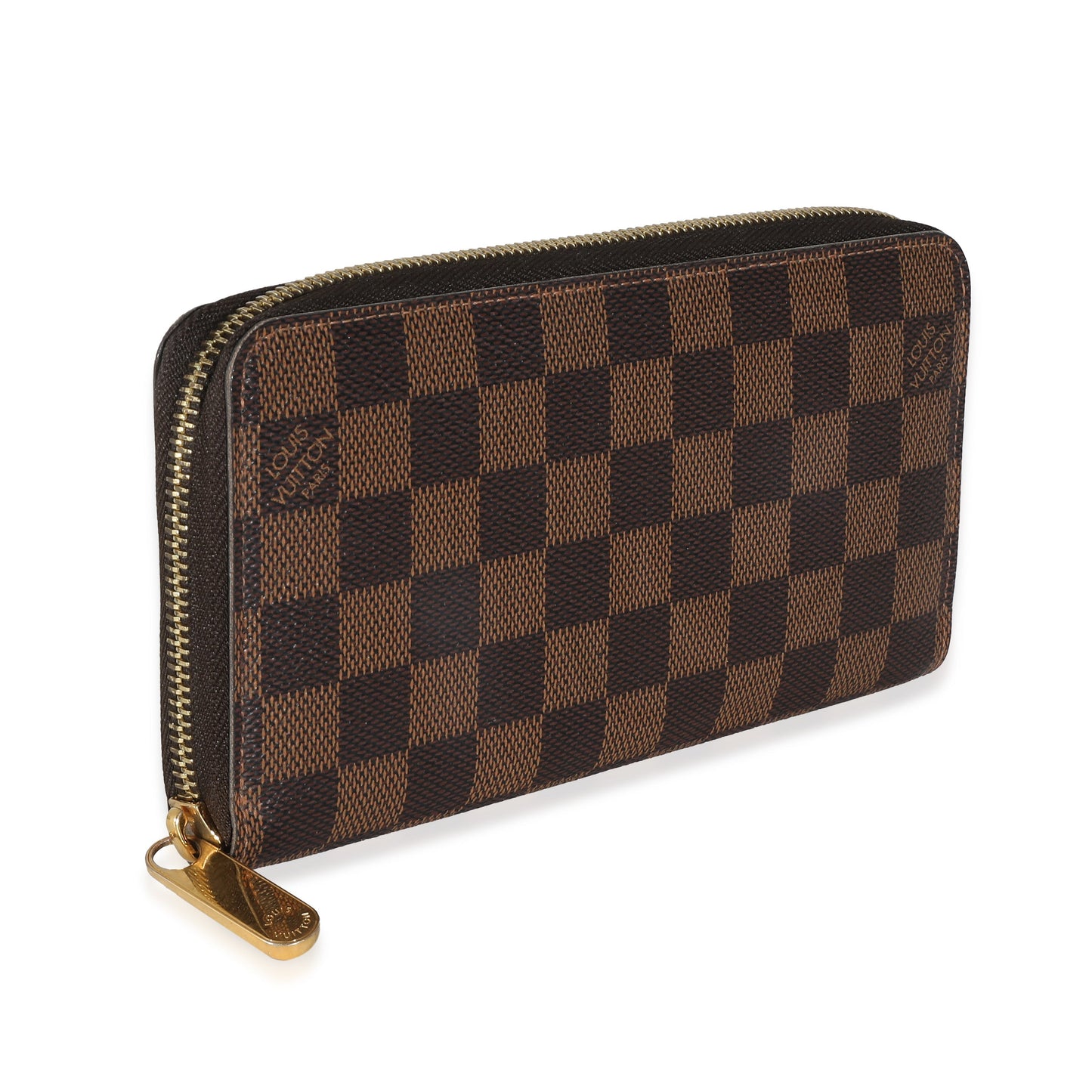 Louis Vuitton Louis Vuitton Damier Ebene Canvas Zippy Wallet