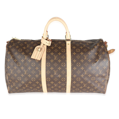Louis Vuitton Louis Vuitton Monogram Canvas Keepall Bandouliere 55