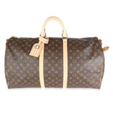 Louis Vuitton Louis Vuitton Monogram Canvas Keepall Bandouliere 55