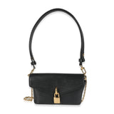 Louis Vuitton Black Epi Padlock On Strap