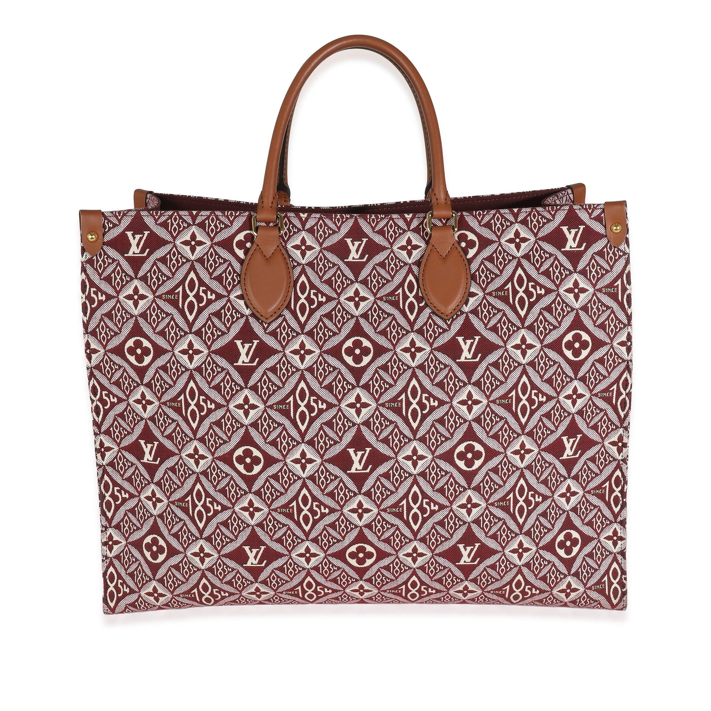 Louis Vuitton Bordeaux Jacquard Since 1854 Onthego GM