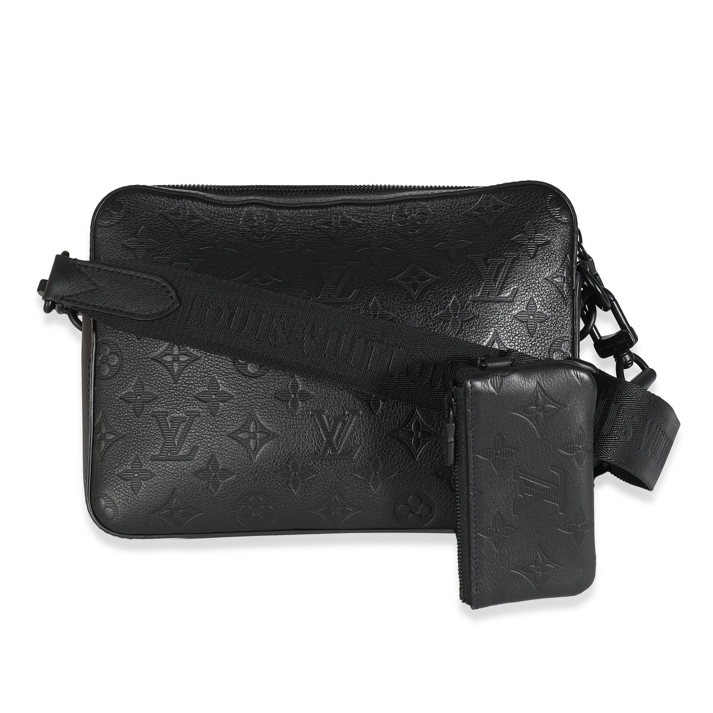 Louis Vuitton Louis Vuitton Black Monogram Shadow Duo Messenger