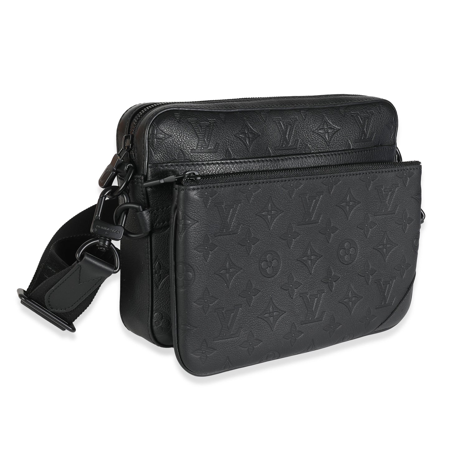 Louis Vuitton Louis Vuitton Black Monogram Shadow Duo Messenger