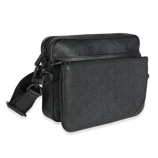 Louis Vuitton Louis Vuitton Black Monogram Shadow Duo Messenger