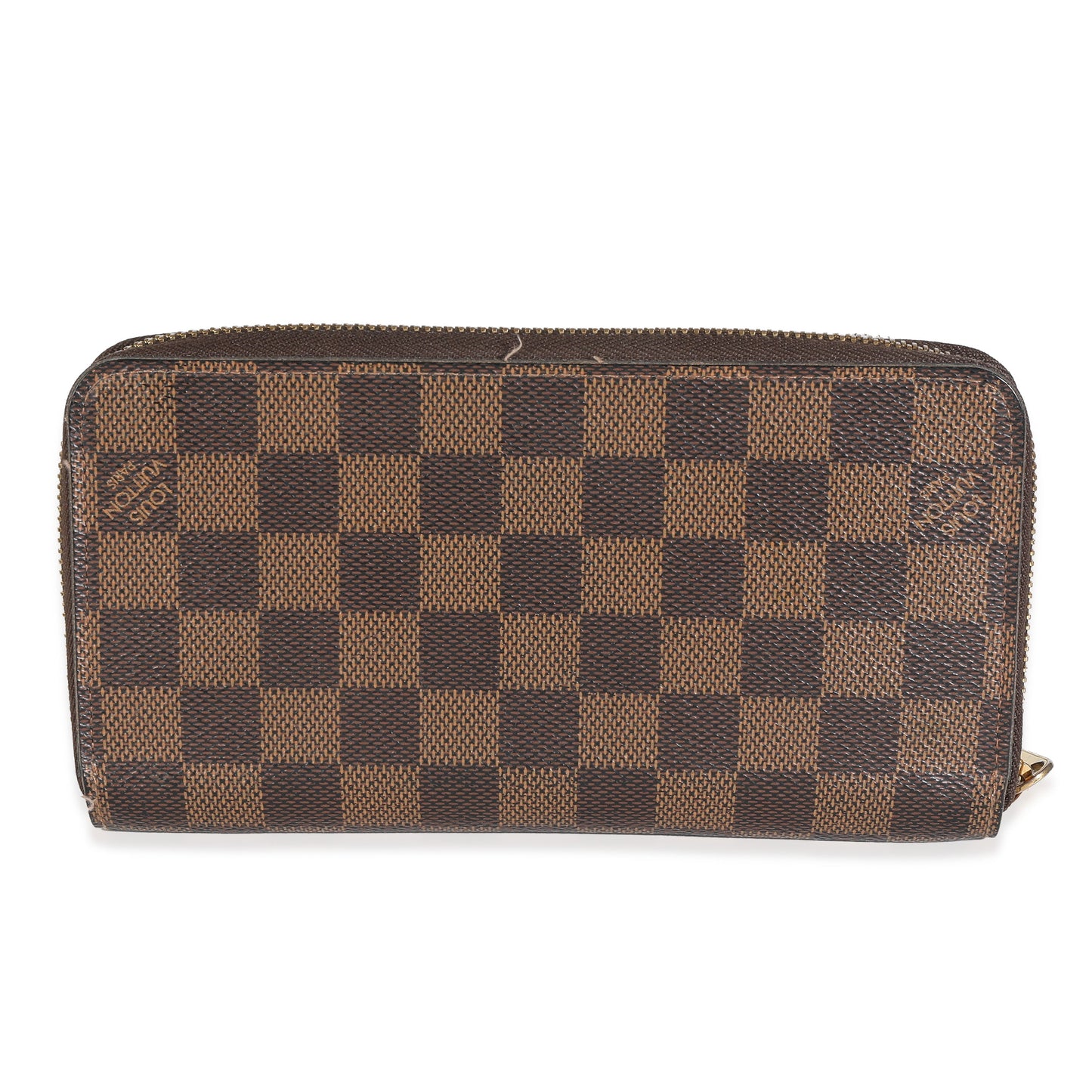 Louis Vuitton Louis Vuitton Damier Ebene Canvas Zippy Wallet