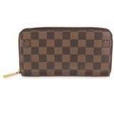 Louis Vuitton Louis Vuitton Damier Ebene Canvas Zippy Wallet
