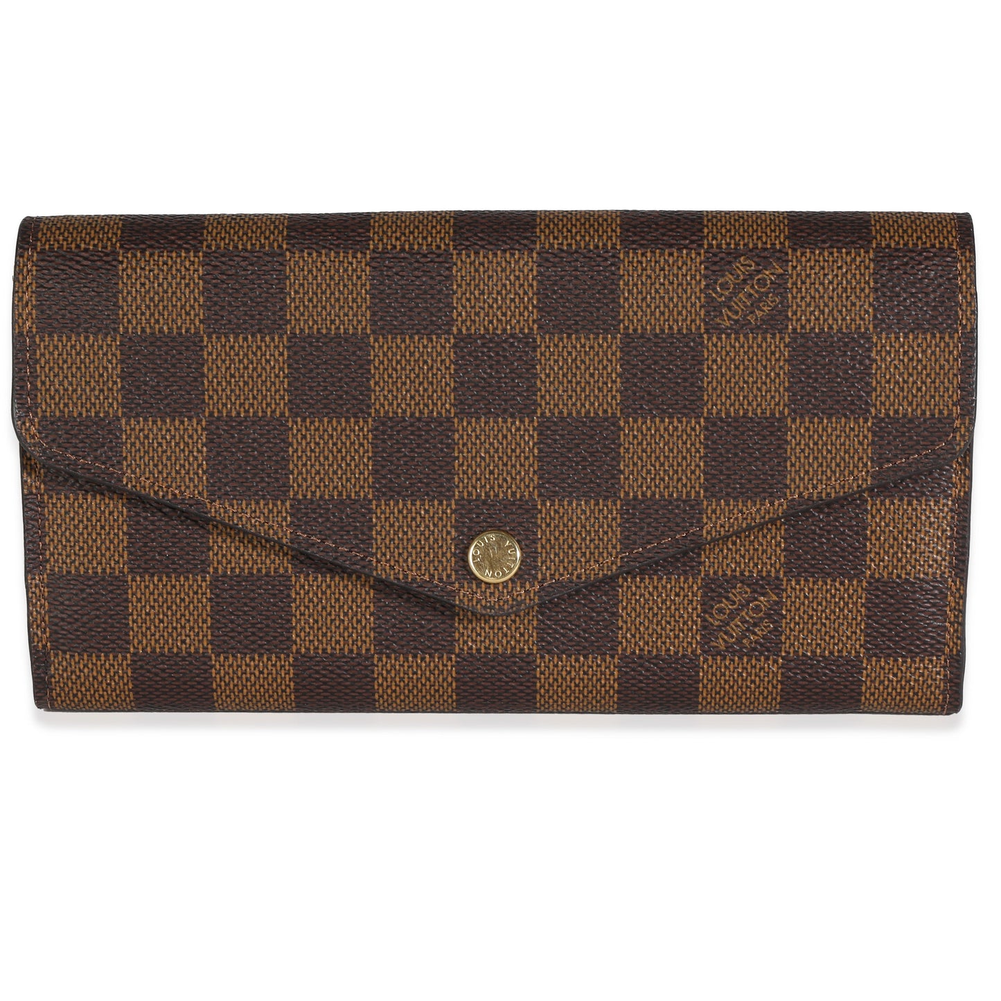 Louis Vuitton Louis Vuitton Damier Ebene Canvas Sarah Wallet