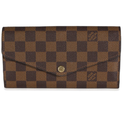 Louis Vuitton Louis Vuitton Damier Ebene Canvas Sarah Wallet