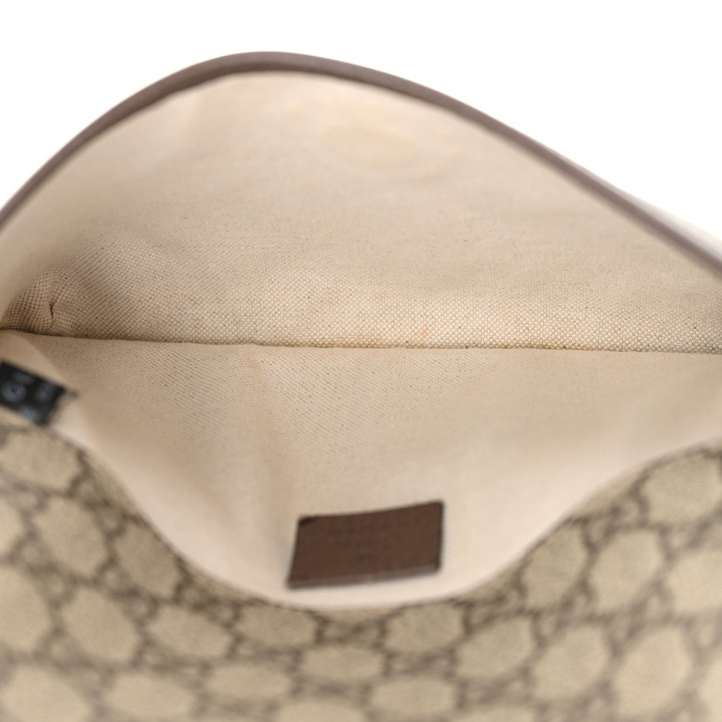 Amelia GG Supreme Monogram Neo      Web Belt Bag Brown