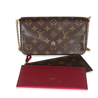 Louis Vuitton Fuchsia Monogram Canvas Félicie Pochette