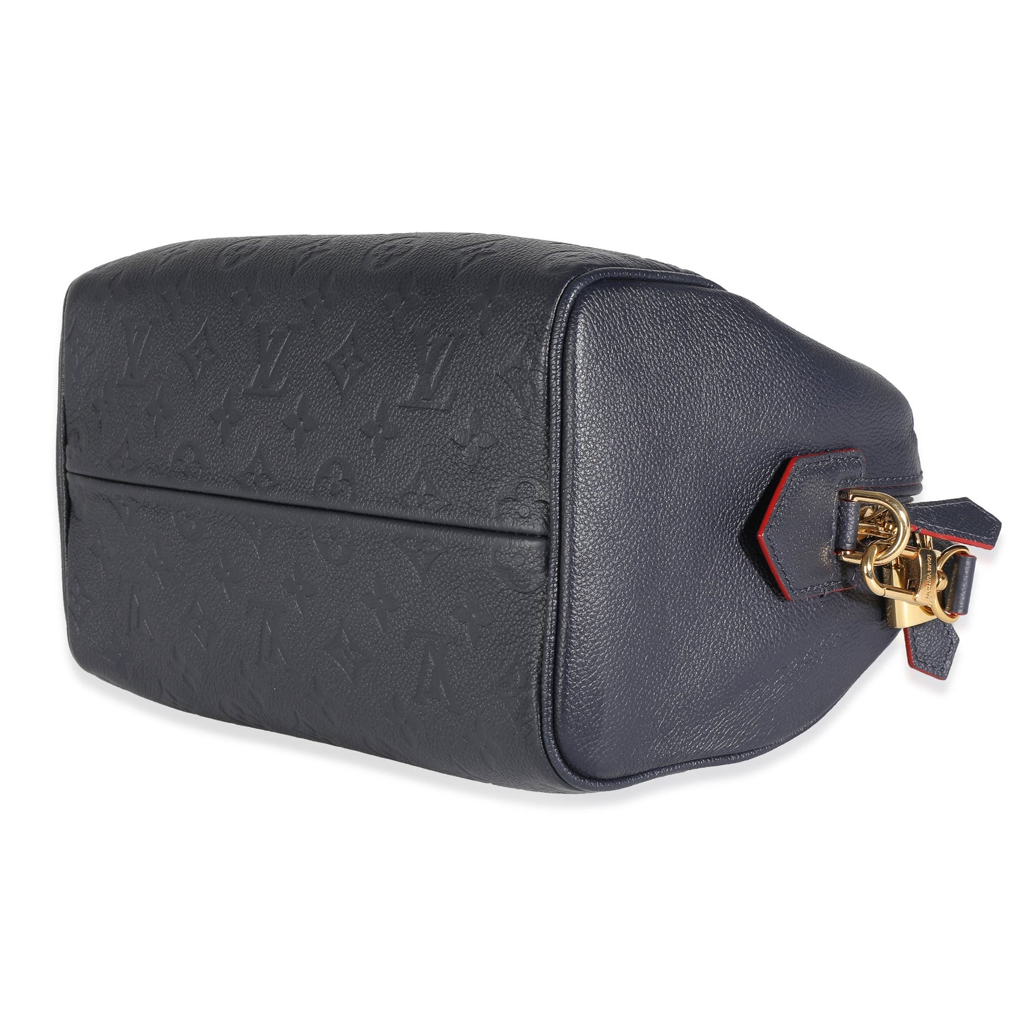 Louis Vuitton Marine Rouge Monogram Empreinte Speedy Bandouliere 25