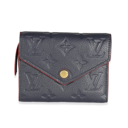 Louis Vuitton Louis Vuitton Marine Rouge Monogram Empreinte Victorine Wallet