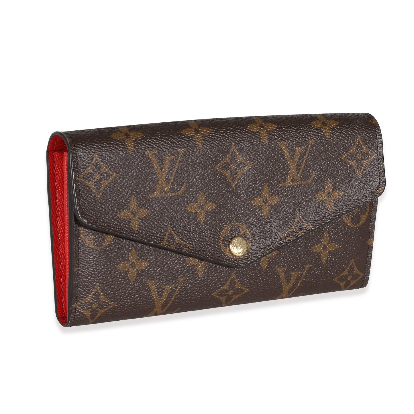 Louis Vuitton Louis Vuitton Poppy Monogram Canvas Sarah Wallet