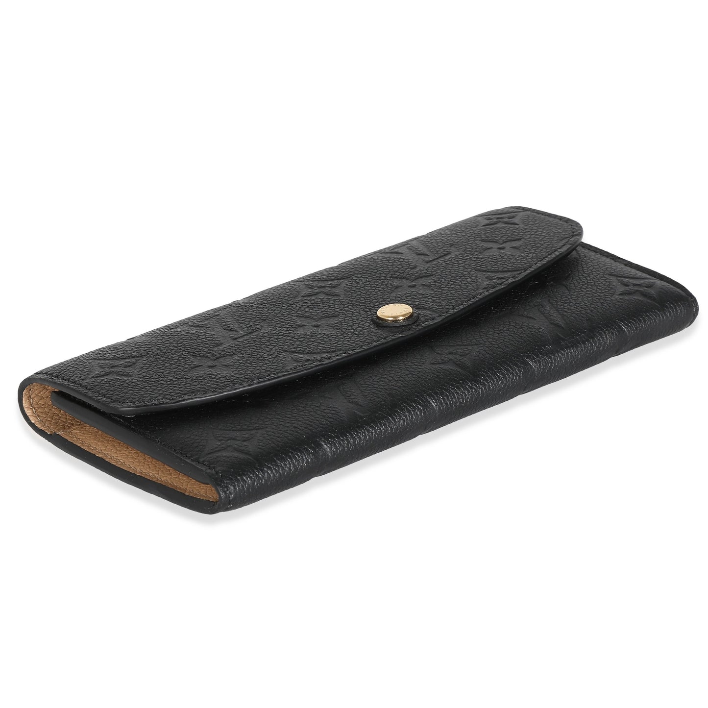 Louis Vuitton Louis Vuitton Black Monogram Empreinte Emilie Wallet