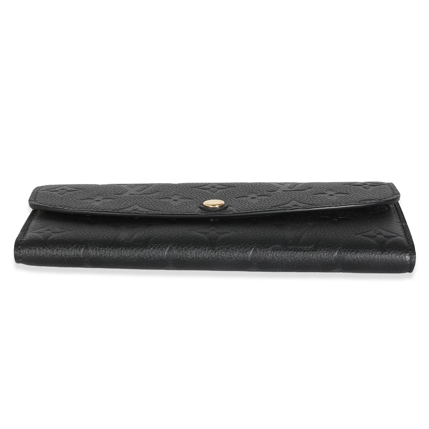 Louis Vuitton Louis Vuitton Black Monogram Empreinte Emilie Wallet