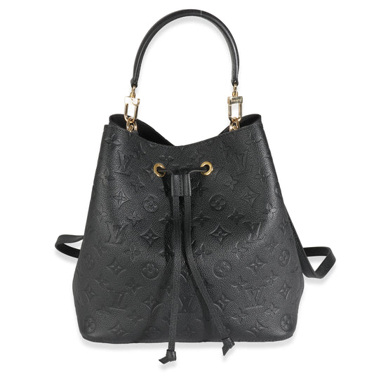 Louis Vuitton Louis Vuitton Black Monogram Empreinte NéoNoé MM