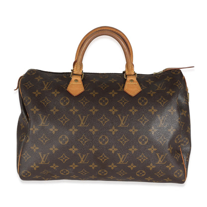 Louis Vuitton Louis Vuitton Monogram Canvas Speedy 35