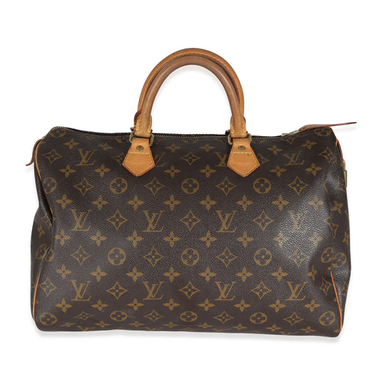 Louis Vuitton Louis Vuitton Monogram Canvas Speedy 35