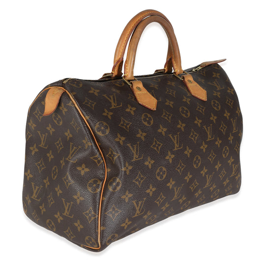 Louis Vuitton Louis Vuitton Monogram Canvas Speedy 35