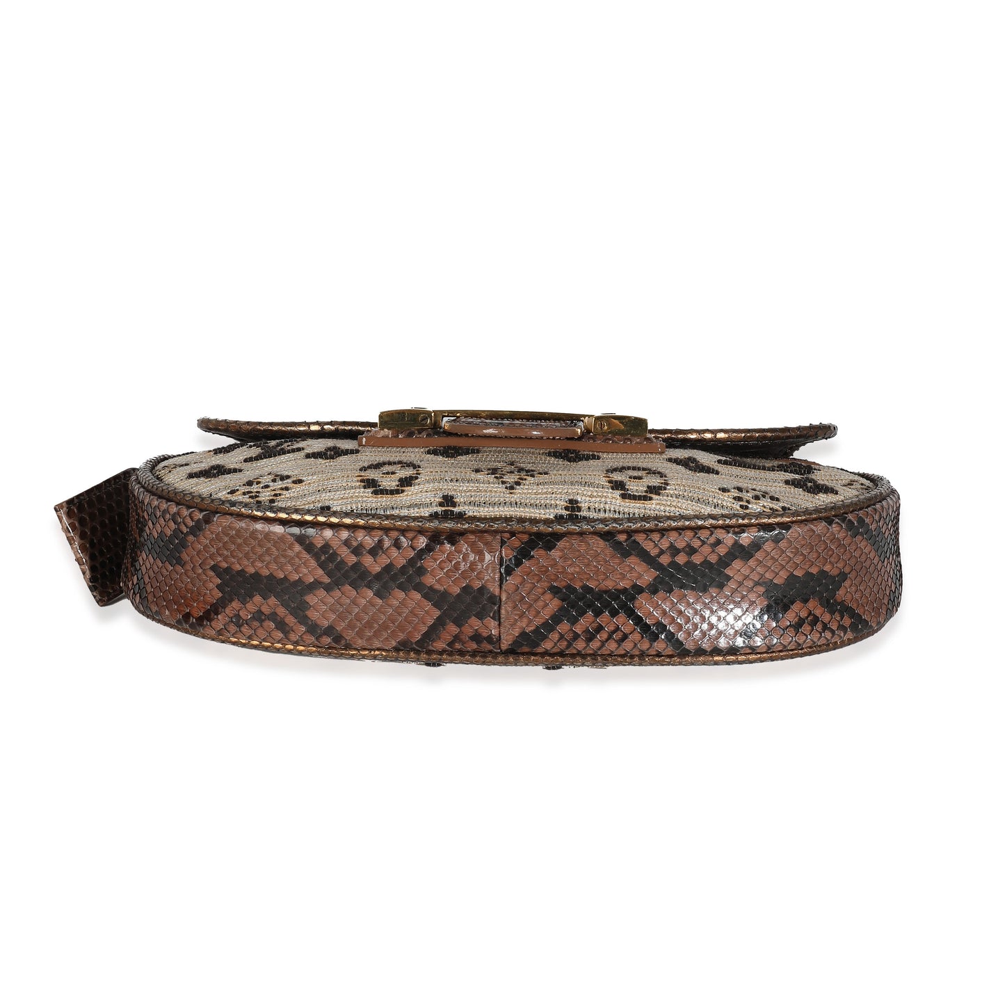 Louis Vuitton Bronze Python Marron Monogram Empire Levant