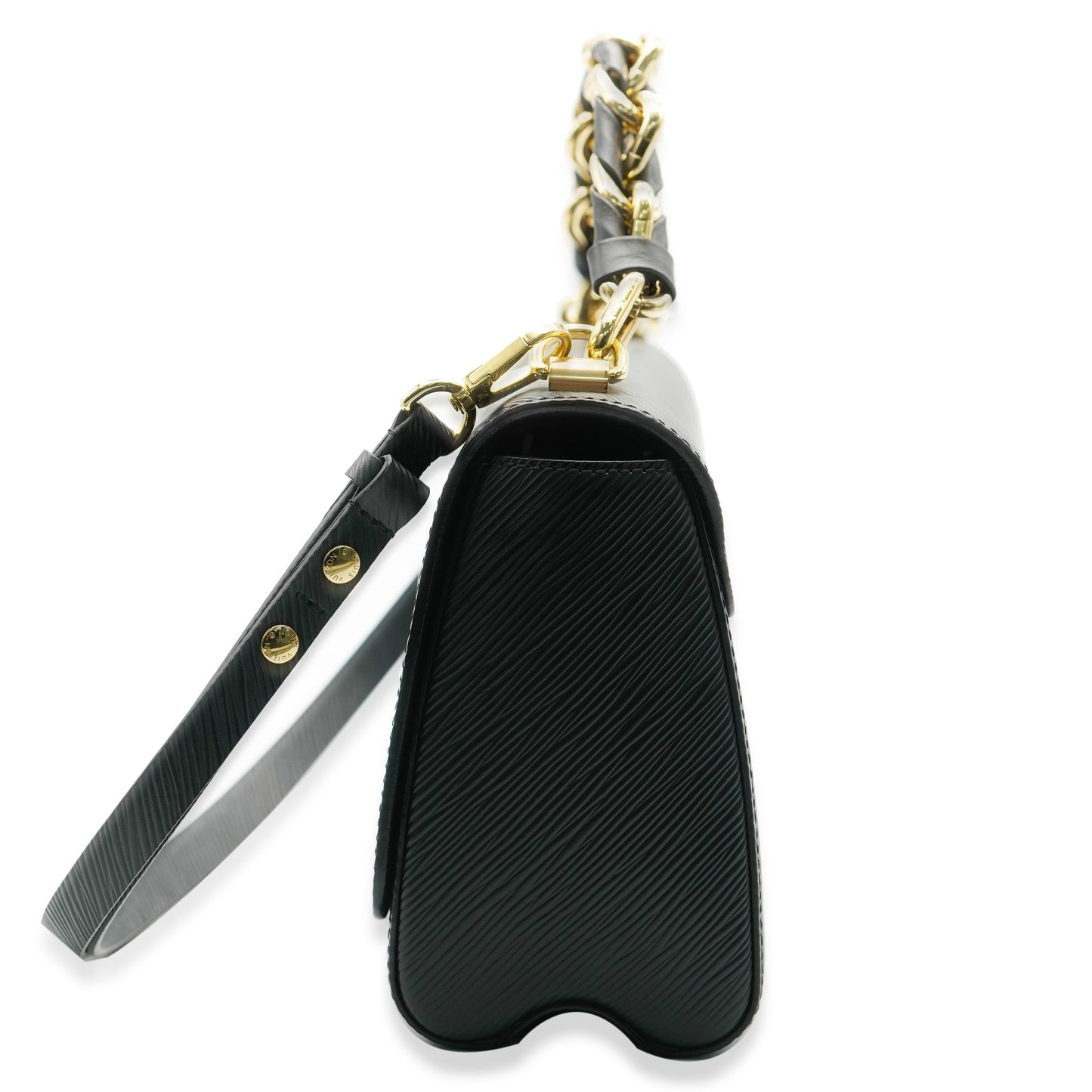 Louis Vuitton Black Epi Braided Handle Twist MM