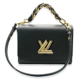 Louis Vuitton Black Epi Braided Handle Twist MM