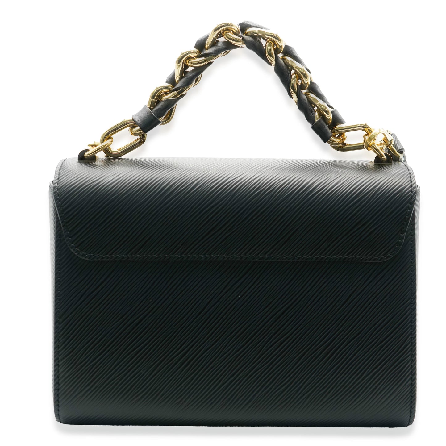 Louis Vuitton Black Epi Braided Handle Twist MM