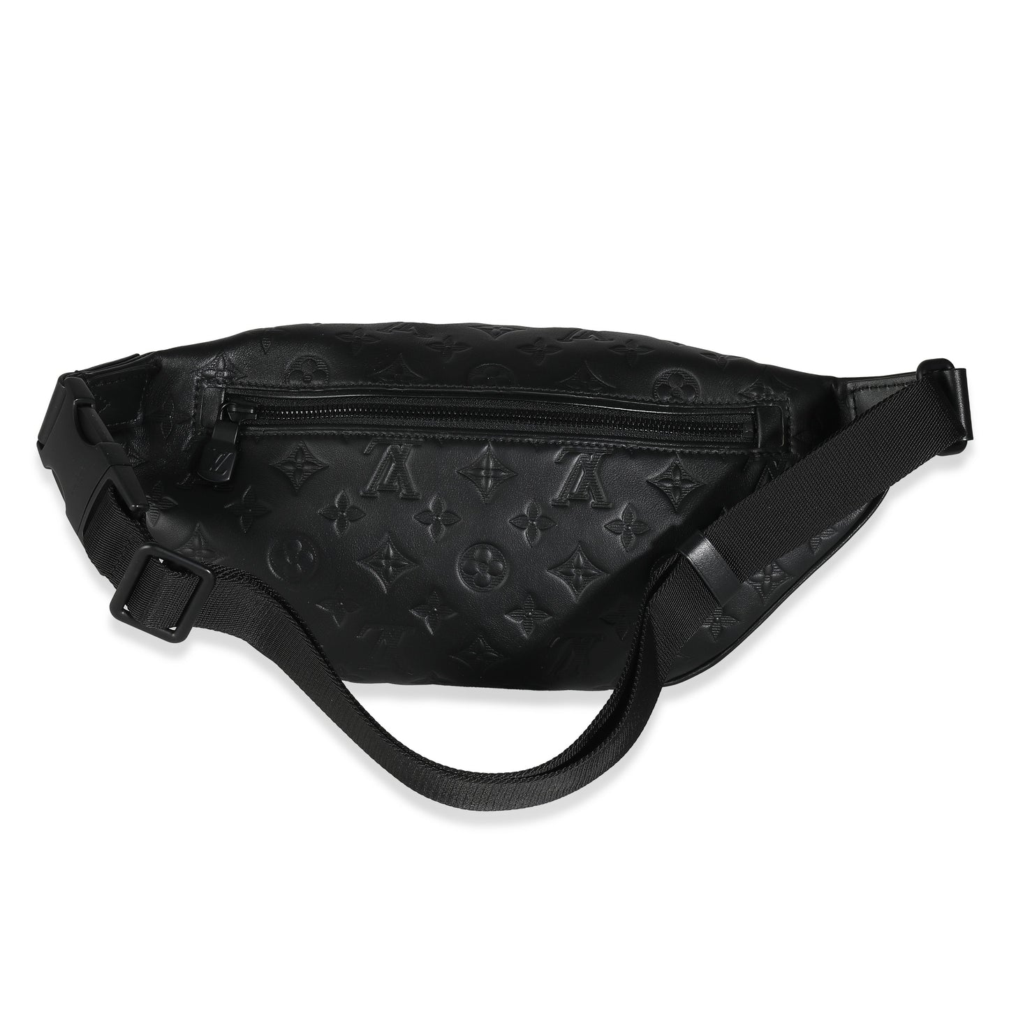 Louis Vuitton Louis Vuitton Black Monogram Shadow Calfskin Discovery Bumbag PM