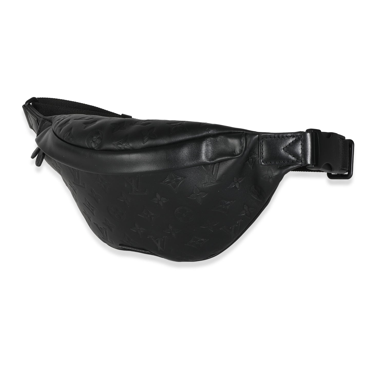 Louis Vuitton Louis Vuitton Black Monogram Shadow Calfskin Discovery Bumbag PM