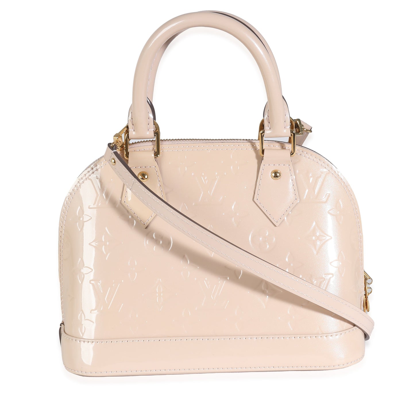 Louis Vuitton Rose Florentine Monogram Vernis Alma BB