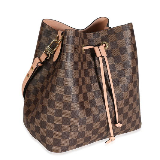 Louis Vuitton Louis Vuitton Pink Damier Ebene Canvas NéoNoé MM