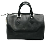 Louis Vuitton Black Epi Speedy 25