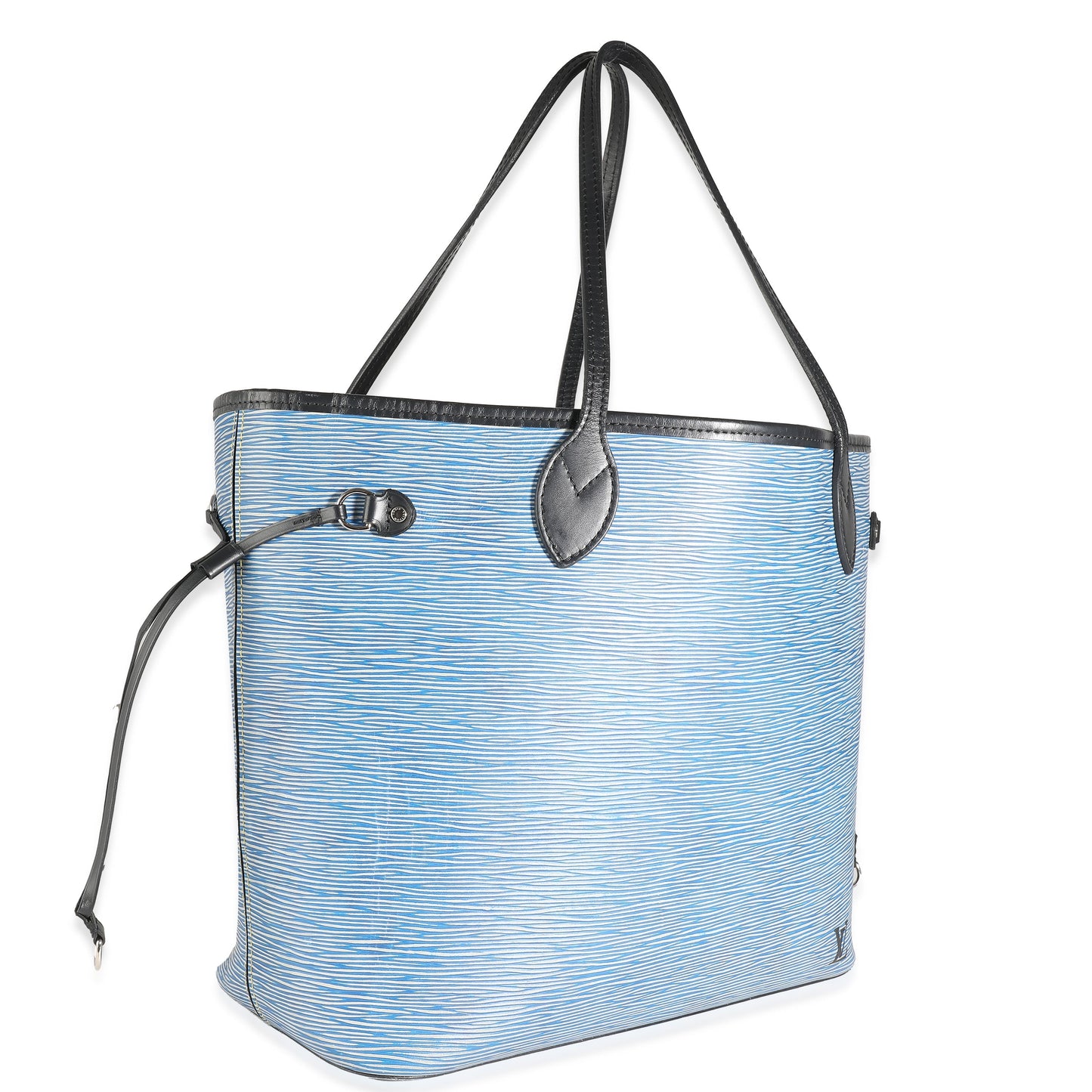 Louis Vuitton Louis Vuitton Blue Denim Epi Neverfull MM