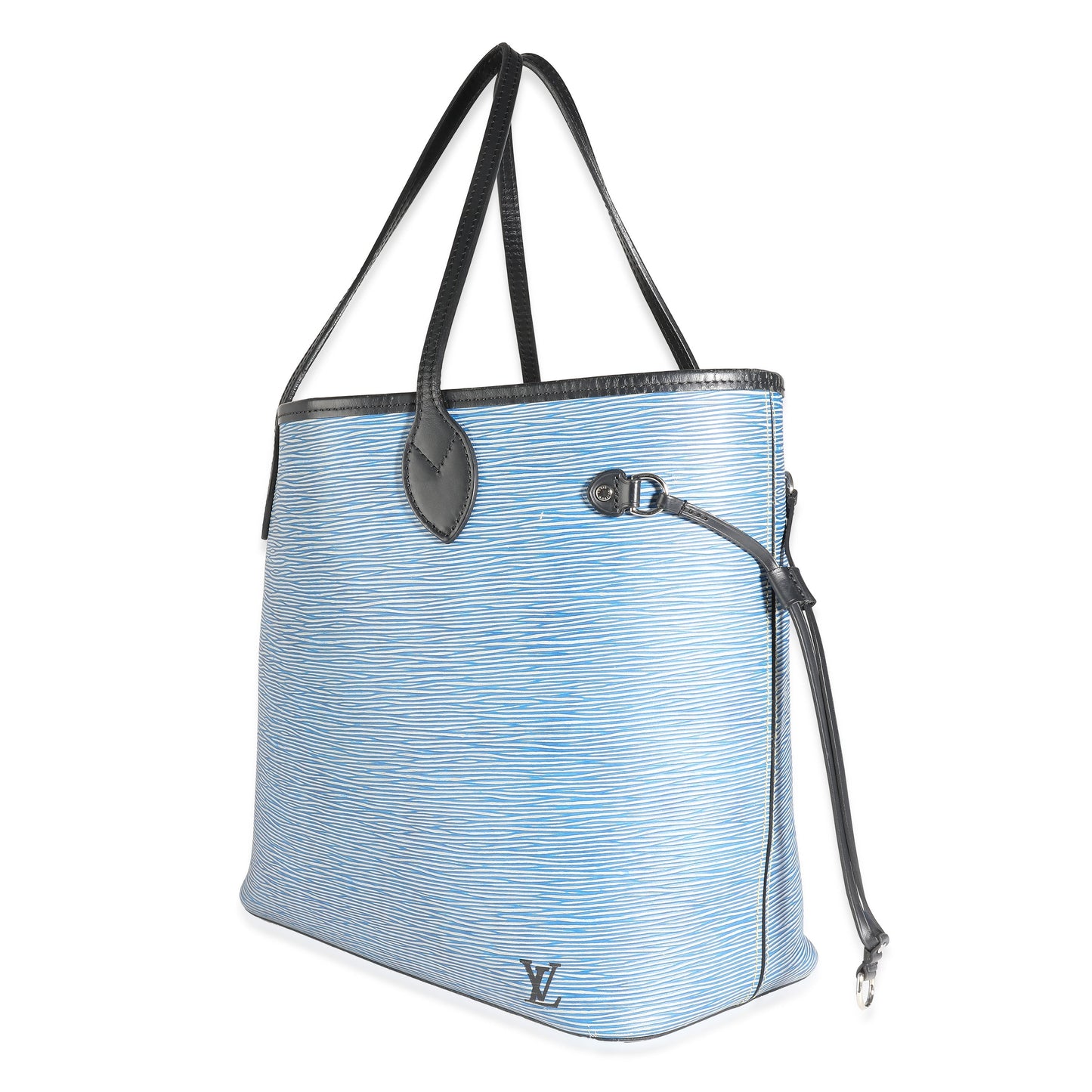 Louis Vuitton Louis Vuitton Blue Denim Epi Neverfull MM