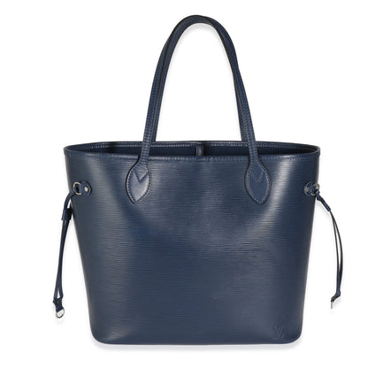 Louis Vuitton Louis Vuitton Blue Marine Epi Neverfull MM