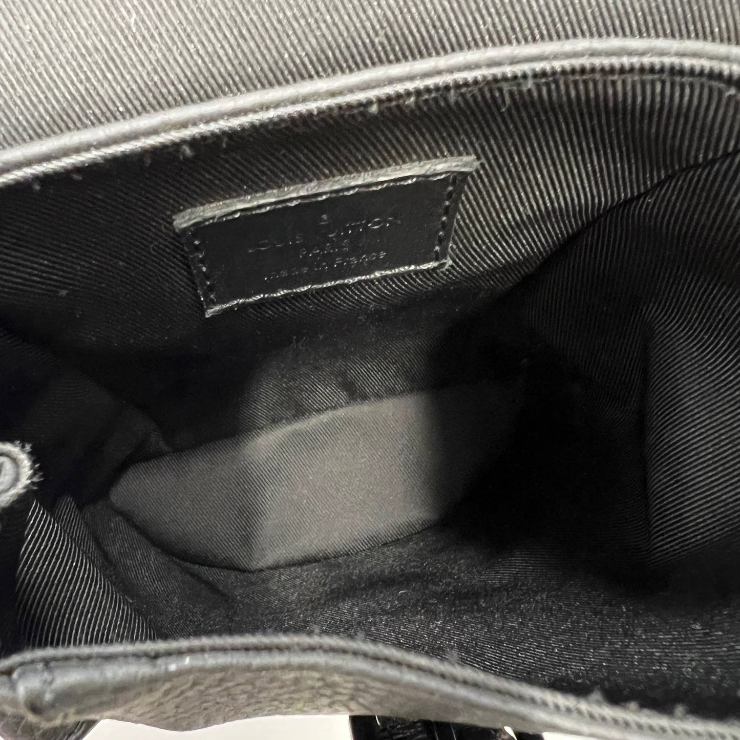 Louis Vuitton Black Taurillon Christopher XS Backpack
