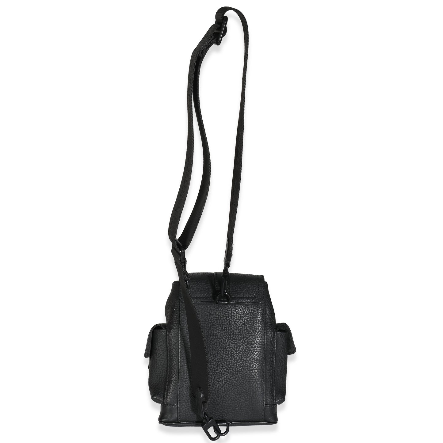 Louis Vuitton Black Taurillon Christopher XS Backpack