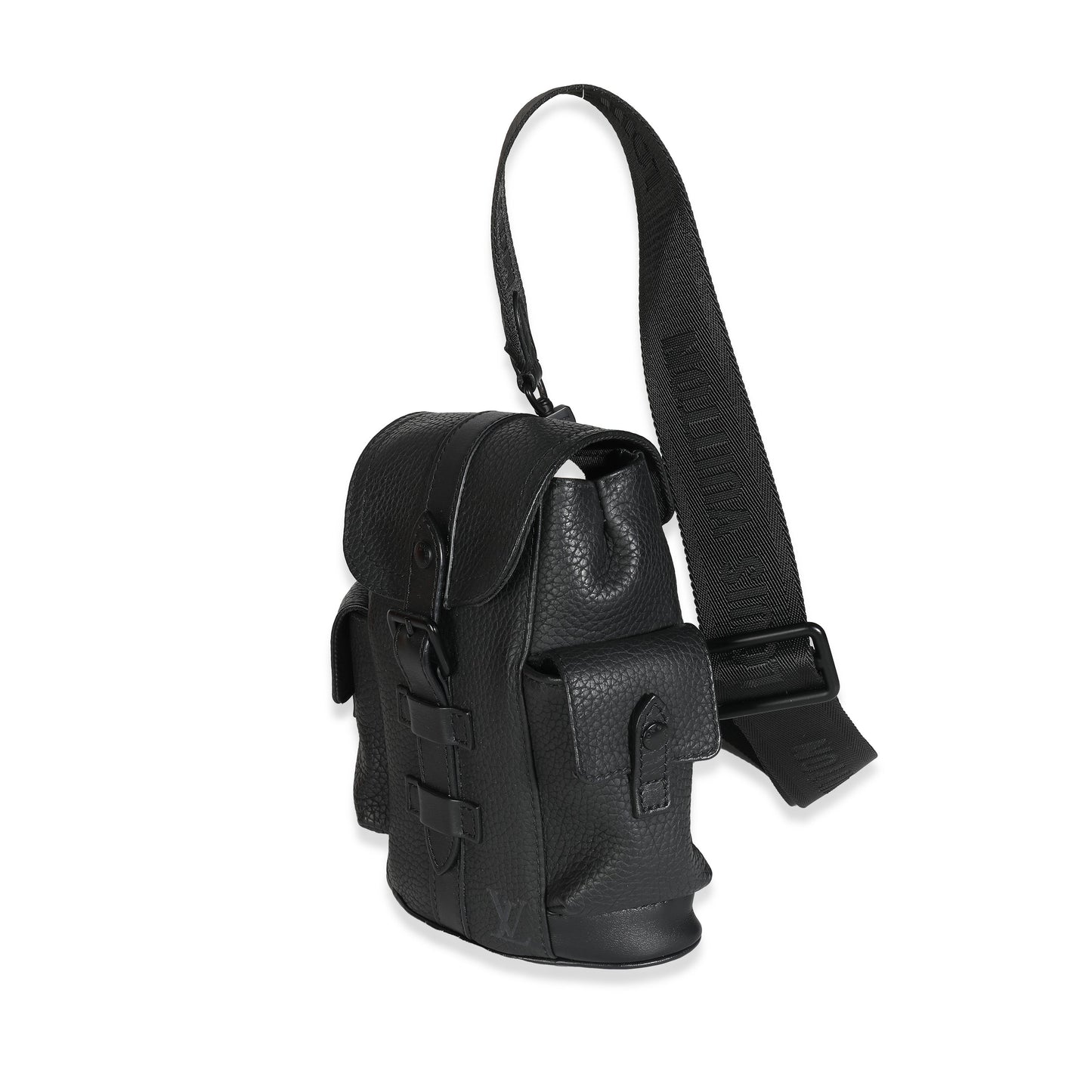 Louis Vuitton Black Taurillon Christopher XS Backpack