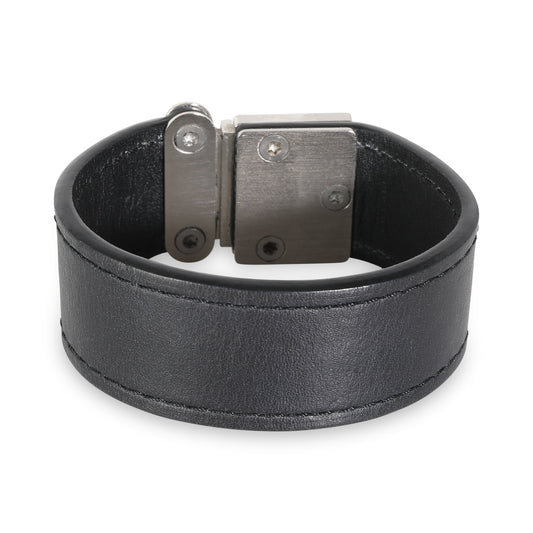 Louis Vuitton Nomade Koala Black Silver Tone Bracelet
