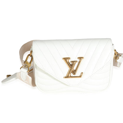 Louis Vuitton Louis Vuitton Snow Calfskin New Wave Multi Pochette