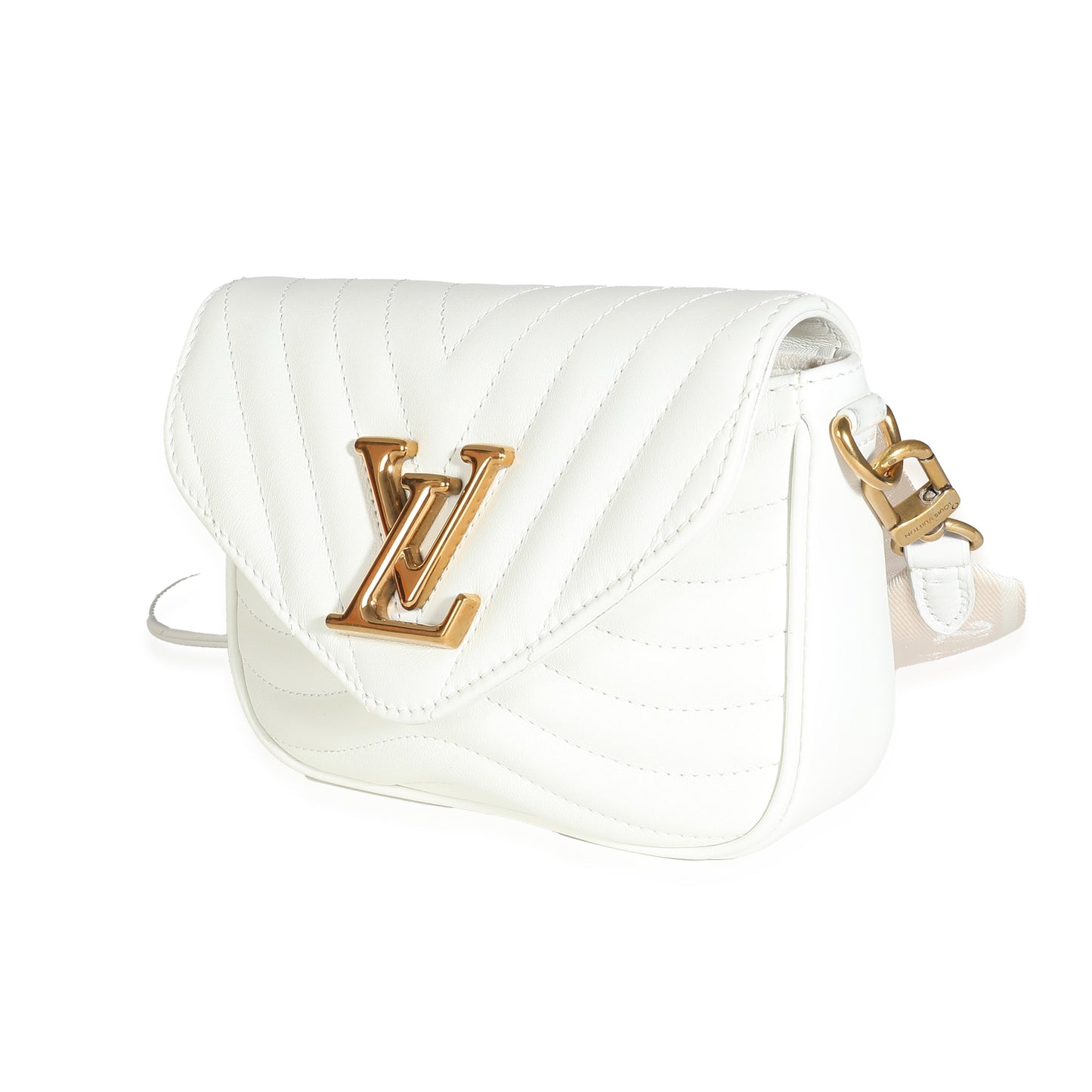 Louis Vuitton Louis Vuitton Snow Calfskin New Wave Multi Pochette