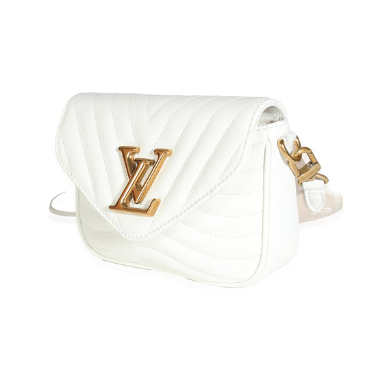 Louis Vuitton Louis Vuitton Snow Calfskin New Wave Multi Pochette