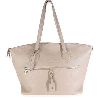 Louis Vuitton Turtledove Monogram Empreinte Travel Bag
