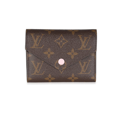 Louis Vuitton Louis Vuitton Rose?Ballerine Monogram Canvas Victorine?Wallet