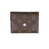 Louis Vuitton Louis Vuitton Rose?Ballerine Monogram Canvas Victorine?Wallet