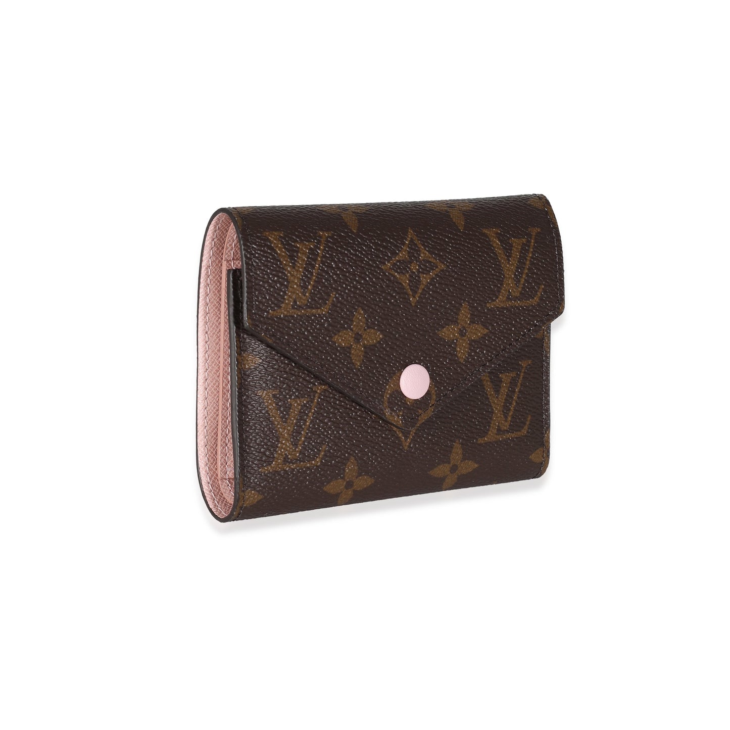 Louis Vuitton Louis Vuitton Rose?Ballerine Monogram Canvas Victorine?Wallet