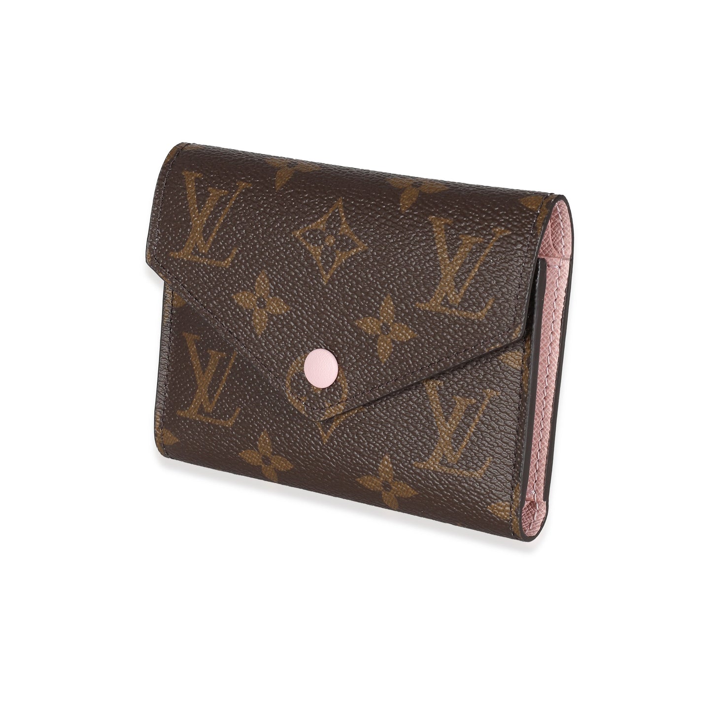 Louis Vuitton Louis Vuitton Rose?Ballerine Monogram Canvas Victorine?Wallet
