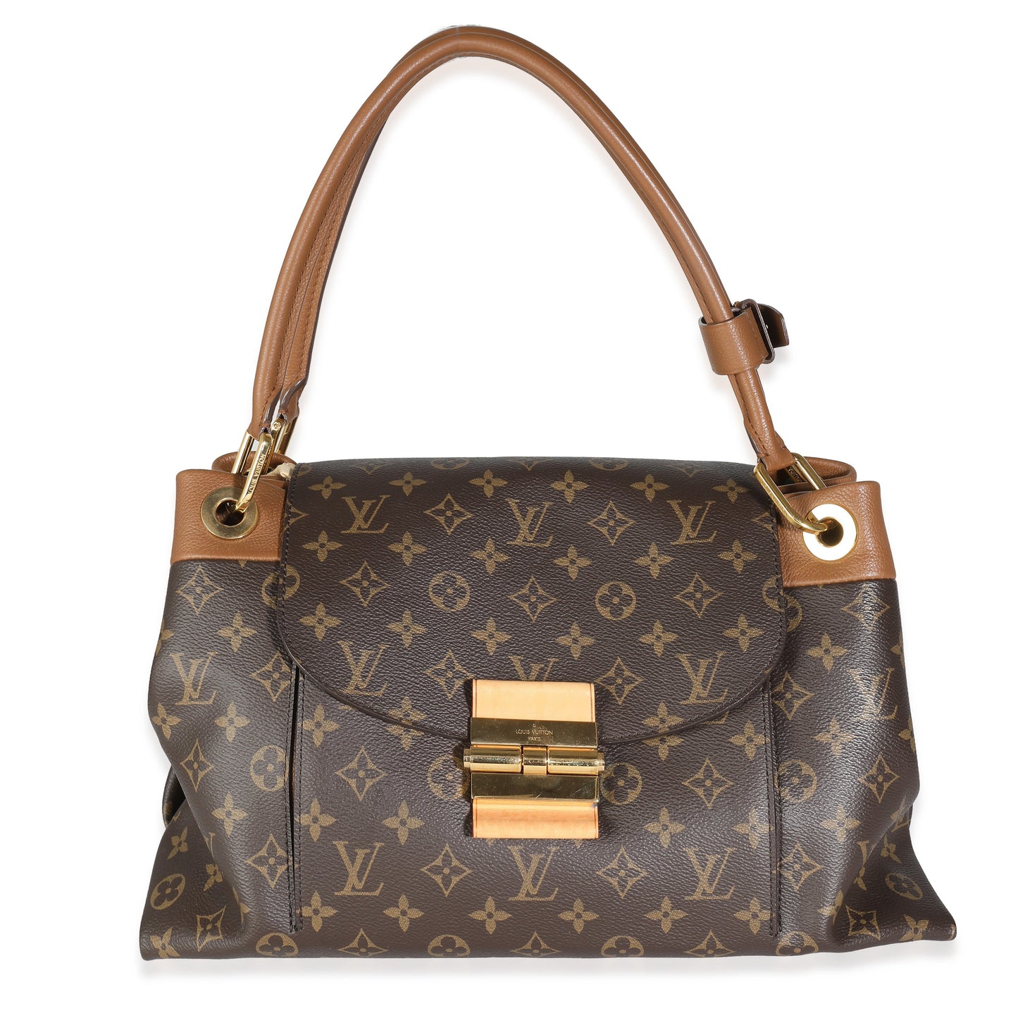 Louis Vuitton Camel Monogram Canvas Olympe MM