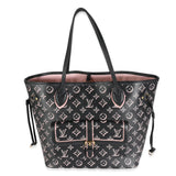 Louis Vuitton Black Pink Monogram Canvas Fall For You Neverfull MM