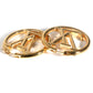 Louis Vuitton Louis Vuitton Louise Gold Hoop Earrings